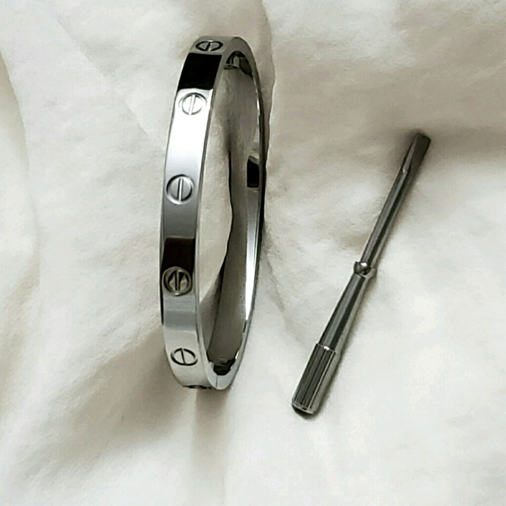 Screw bangle love bangle stainless steel screwdriver
